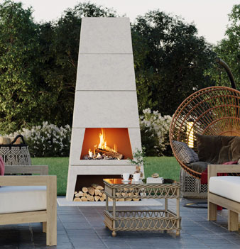 Omega custom precast fireplace mantels